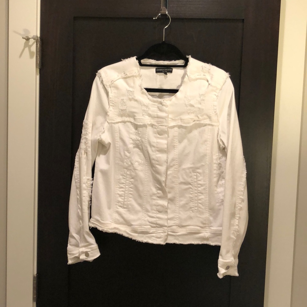 Generation Love distressed jean jacket